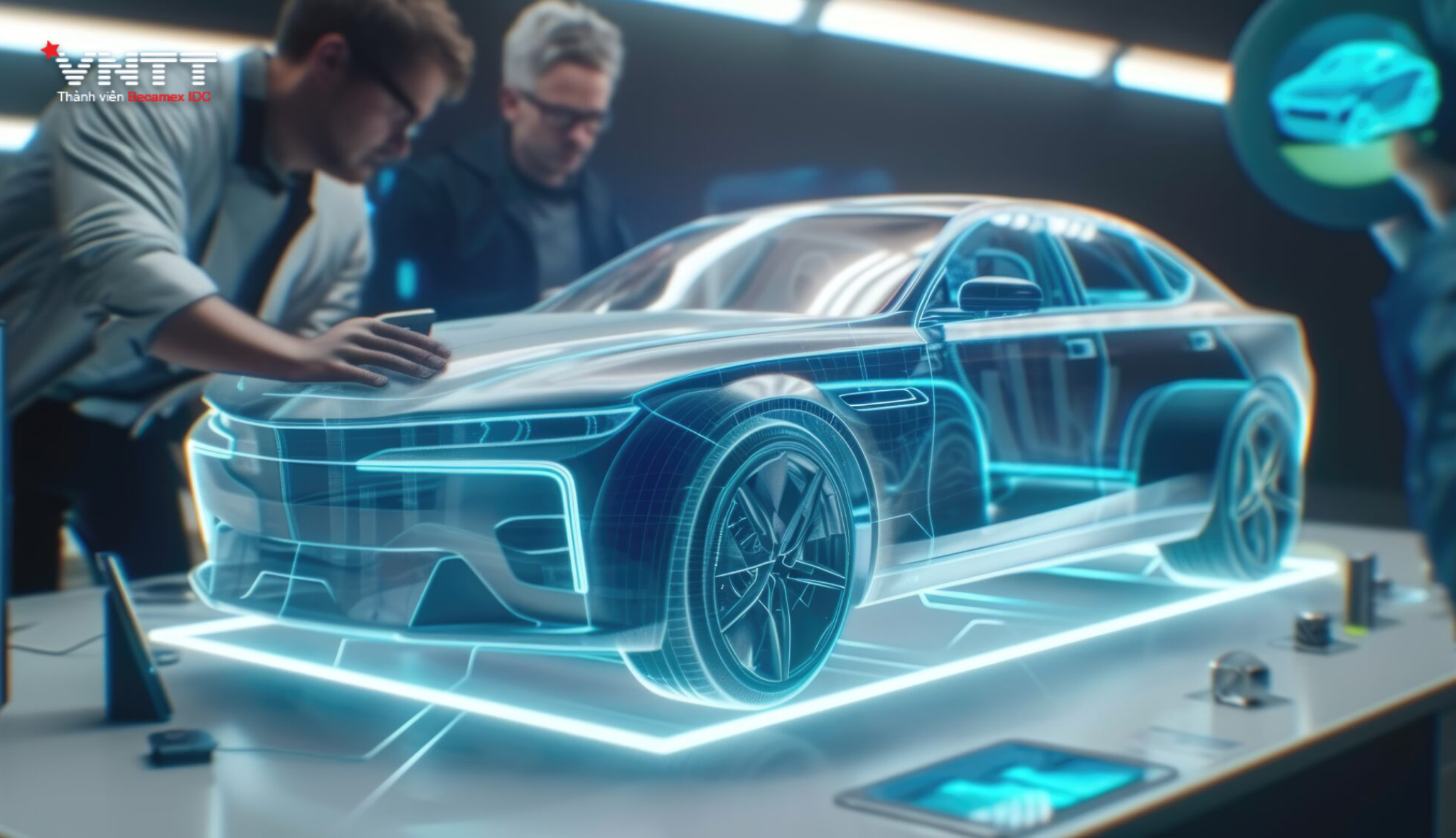 Ứng dụng Digital Twin trong sản xuất ô tô