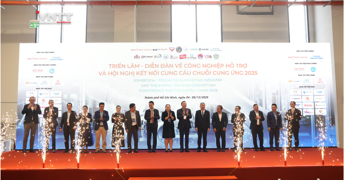 VNTT Tham Gia Triển Lãm – Diễn Đàn Công Nghiệp Hỗ Trợ 2025: Góp Phần Thúc Đẩy Tự Động Hóa và Chuyển Đổi Số Trong Doanh Nghiệp