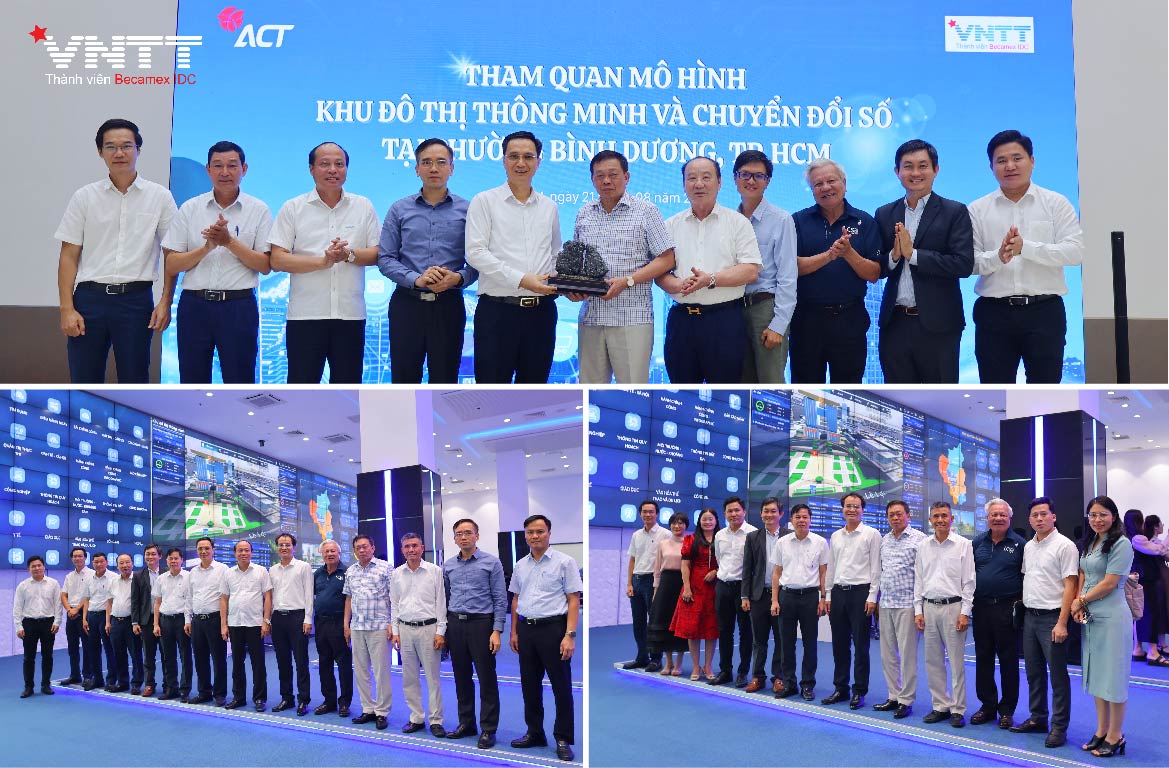 Đoàn lãnh đạo Sở KHCN TP.HCM, Quảng Ninh, Ninh Bình; Đặc khu Vân Đồn & ACT tham quan Becamex IOC