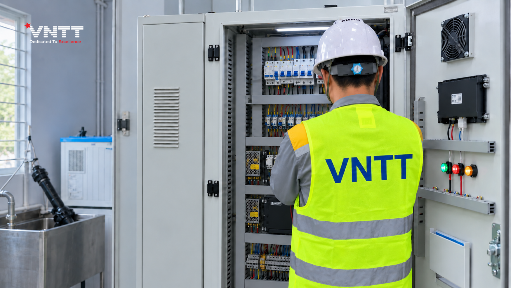 Khoanh vùng và khắc phục sự cố. Ảnh: VNTT