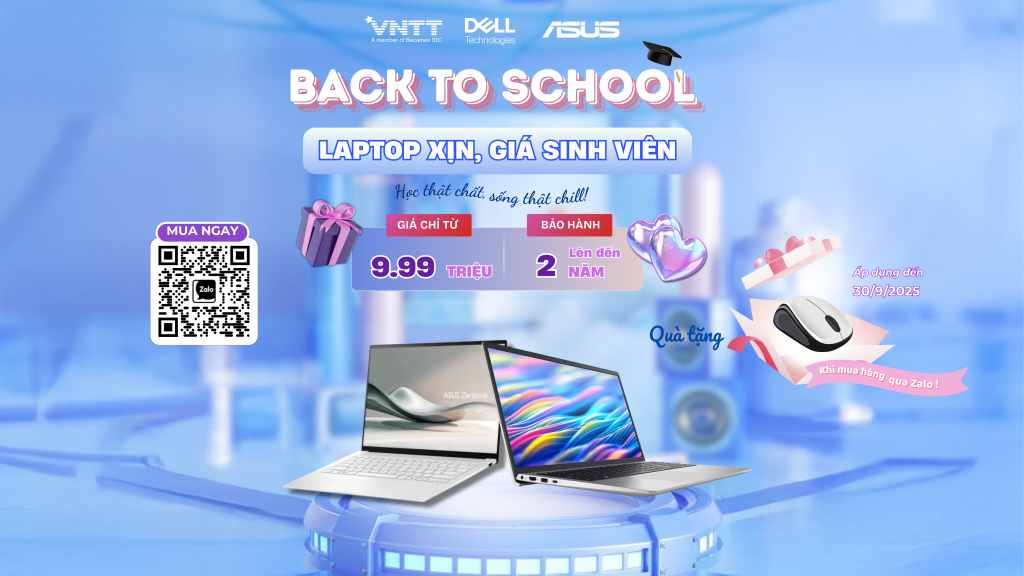 MỪNG NĂM HỌC MỚI - MUA LAPTOP TẶNG CHUỘT XỊN
