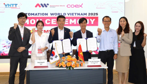 VNTT ký kết Bản Ghi Nhớ Hợp tác với Hiệp hội Công nghiệp Machine Vision Hàn Quốc (KMVIA), thúc đẩy hợp tác trong lĩnh vực Thị giác máy, Sản xuất thông minh và chuyển đổi số